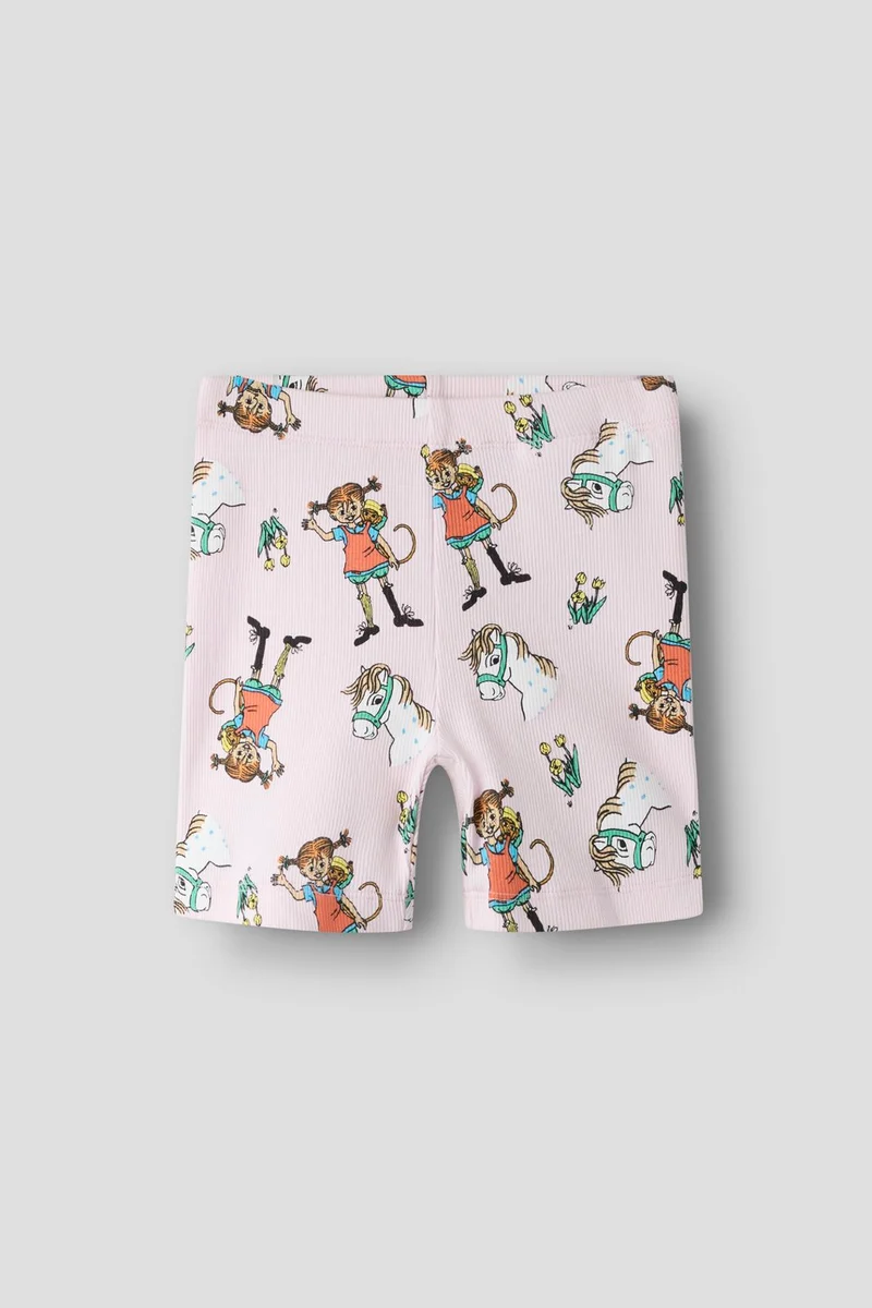 Name It - Nmfmara Pippi Shorts Legging Sky - 5096427 Cradle Pink