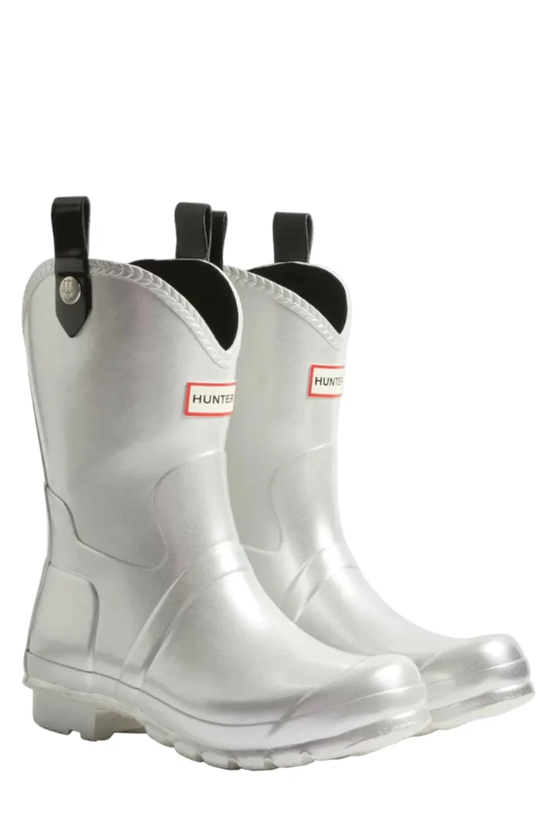 Hunter - Womens Original Cowboy Boot Metallic Hfrw0008261sil - Silver