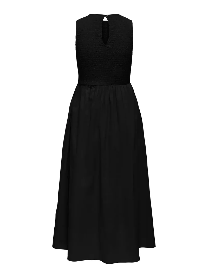 JDY - Jdydiego S/L Smock Midi Dress - 5048961 Black
