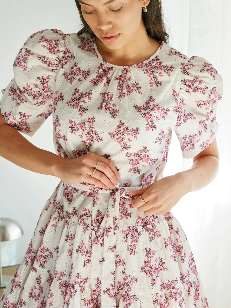 Neo Noir - Annitas Starling Flower Dress 168256 - 148 - Fuchsia