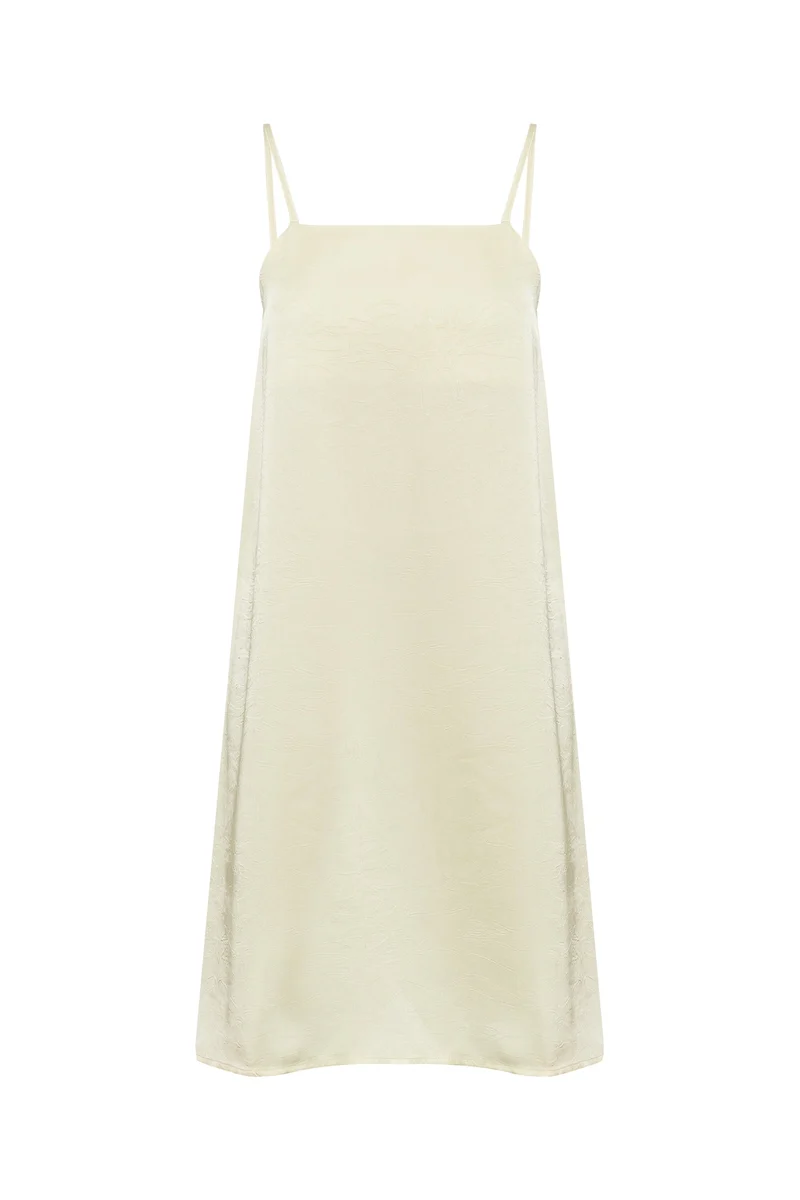 A-View - Emily Strap Dress AV8290 - 069 - Pale Yellow