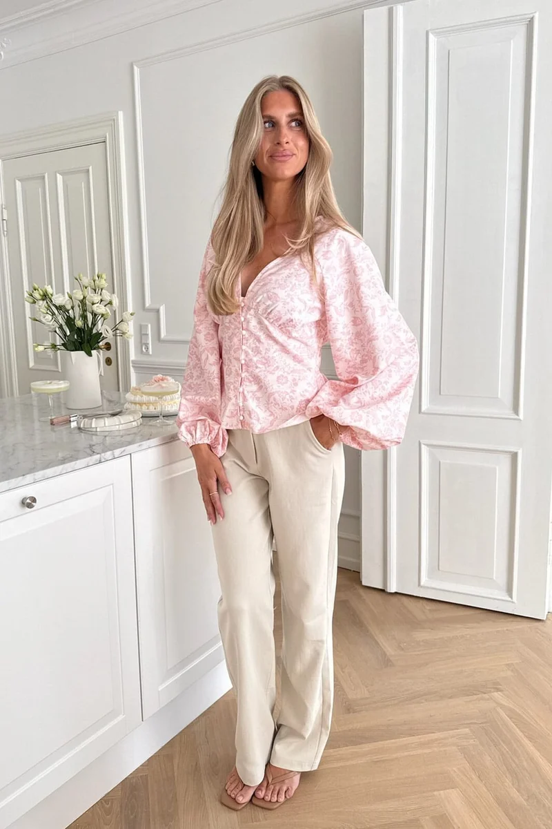 BYIC - Addyic Shirt A23946 - Light Pink Floral