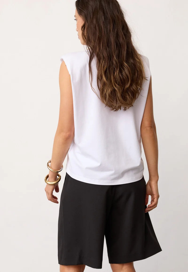 Co´Couture - Eddiecc Tee 43037 - 4000 - White