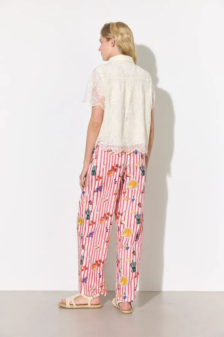 Hunkøn - Jess Trousers 26306 - Picnic Art Print