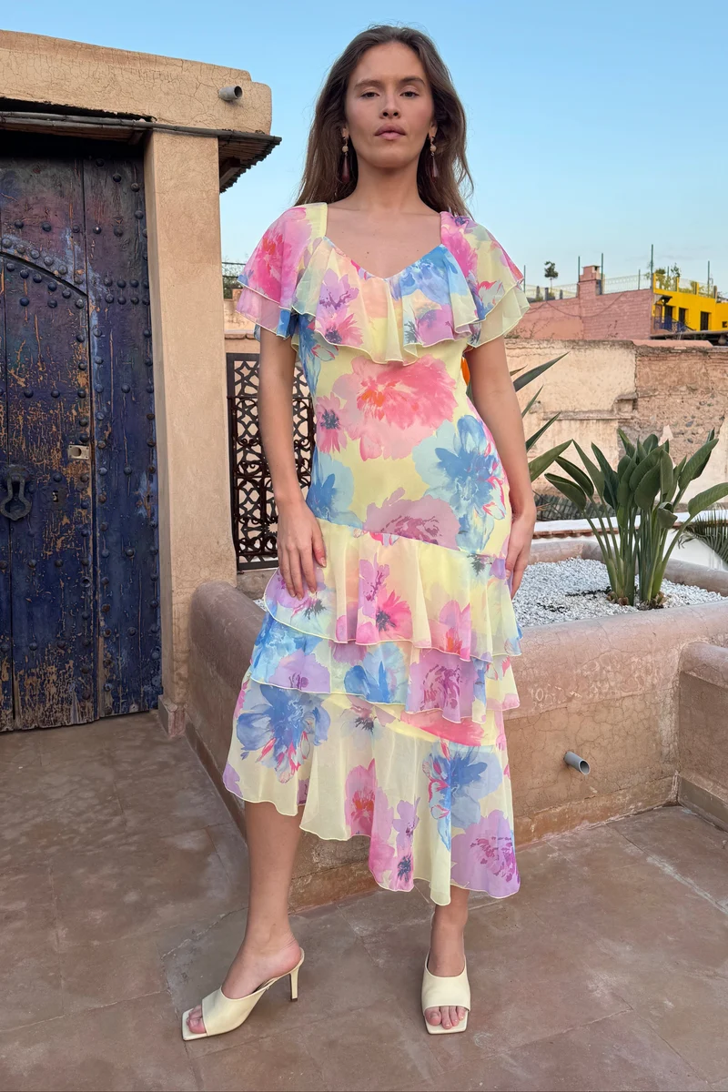 Cras x Molly&My - Marlow Dress C659 - Pale Peony Yellow