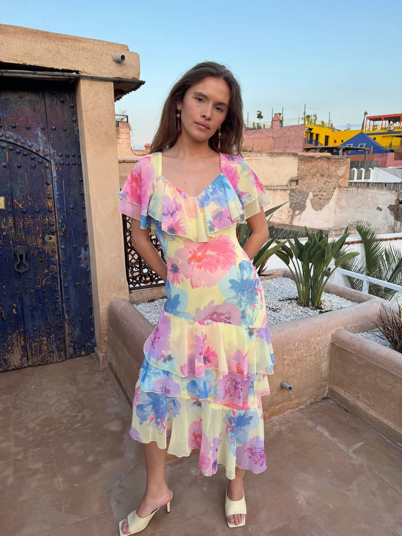 Cras x Molly&My - Marlow Dress C659 - Pale Peony Yellow