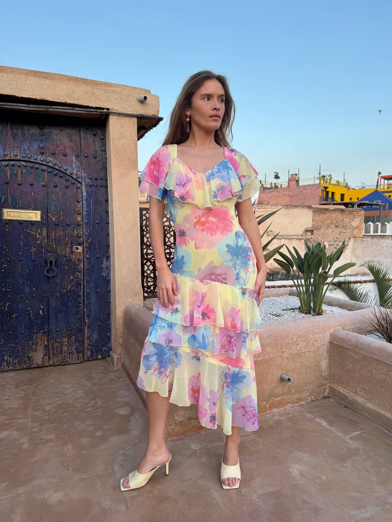 Cras x Molly&My - Marlow Dress C659 - Pale Peony Yellow
