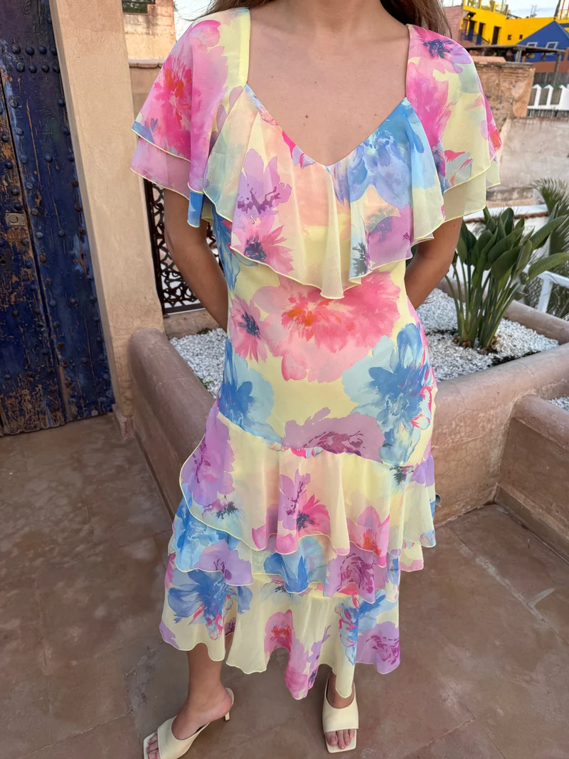 Cras x Molly&My - Marlow Dress C659 - Pale Peony Yellow