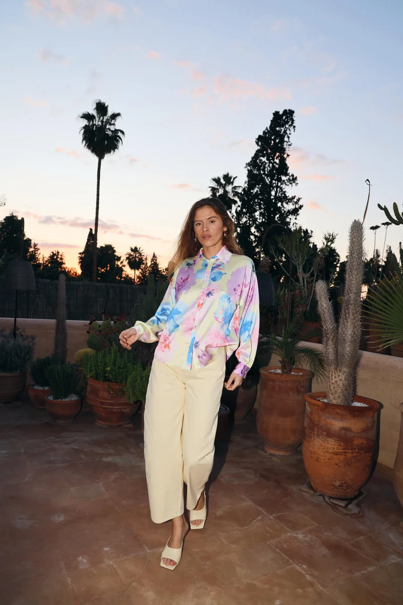 Cras x Molly&My - Gina Shirt C658 - Pale Peony Yellow