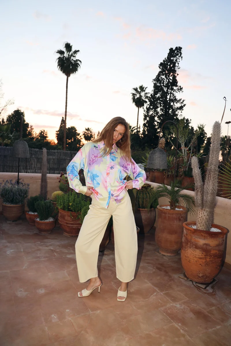 Cras x Molly&My - Gina Shirt C658 - Pale Peony Yellow