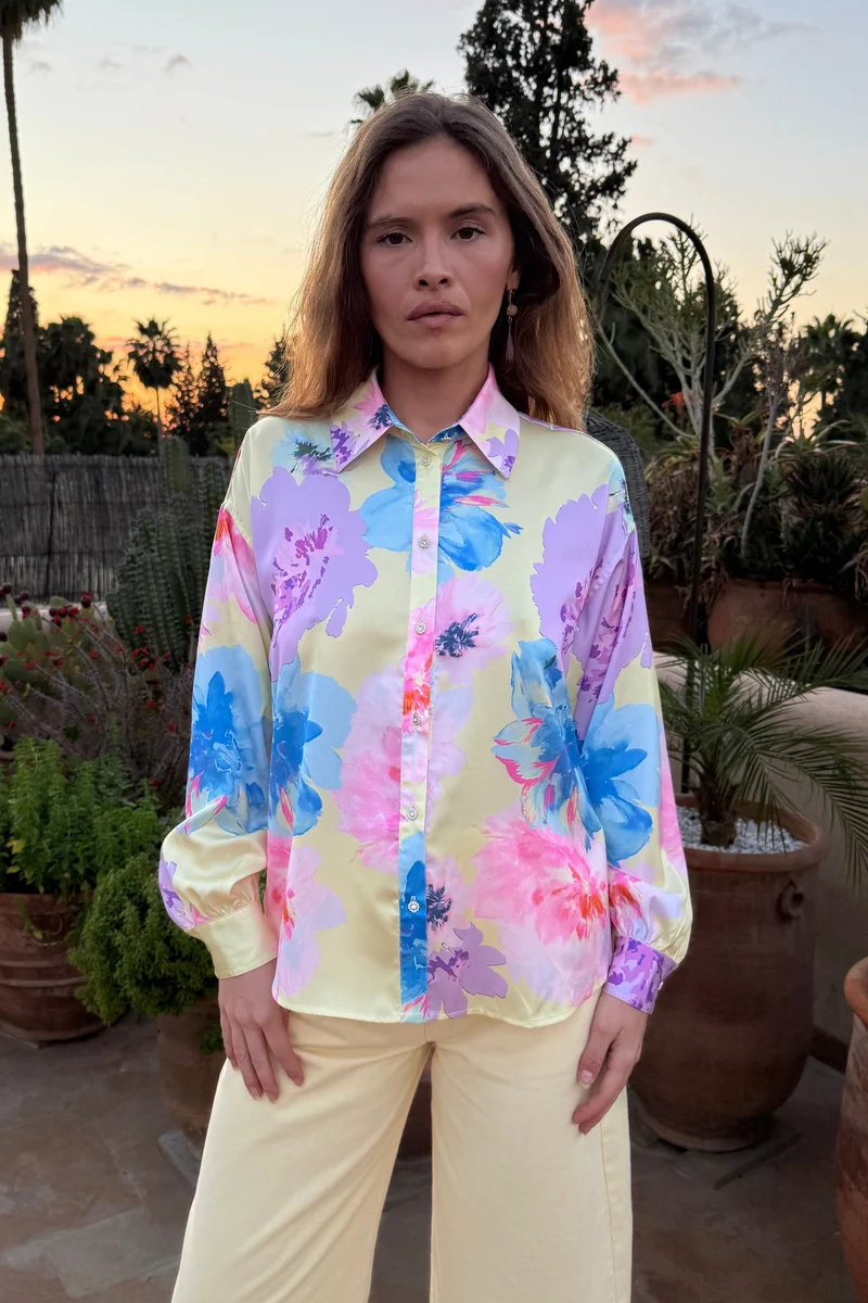 Cras x Molly&My - Gina Shirt C658 - Pale Peony Yellow