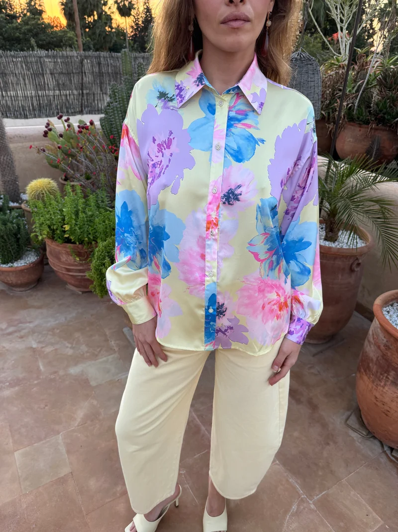 Cras x Molly&My - Gina Shirt C658 - Pale Peony Yellow