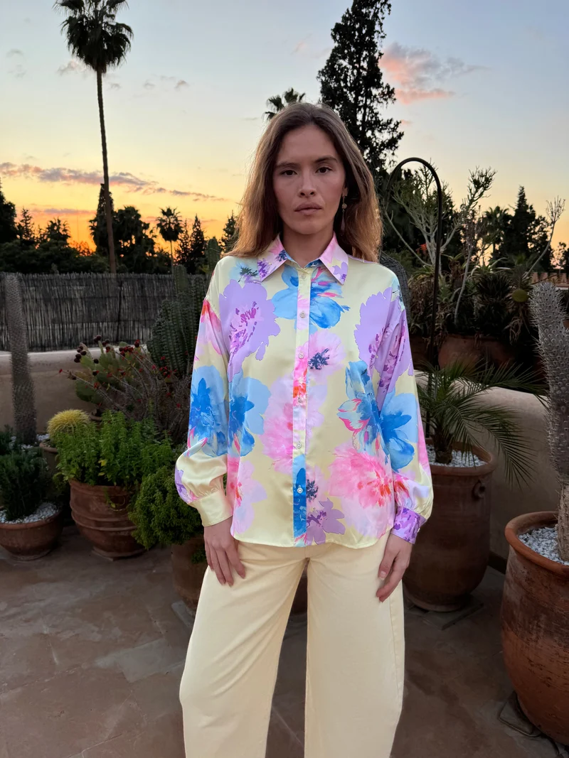 Cras x Molly&My - Gina Shirt C658 - Pale Peony Yellow
