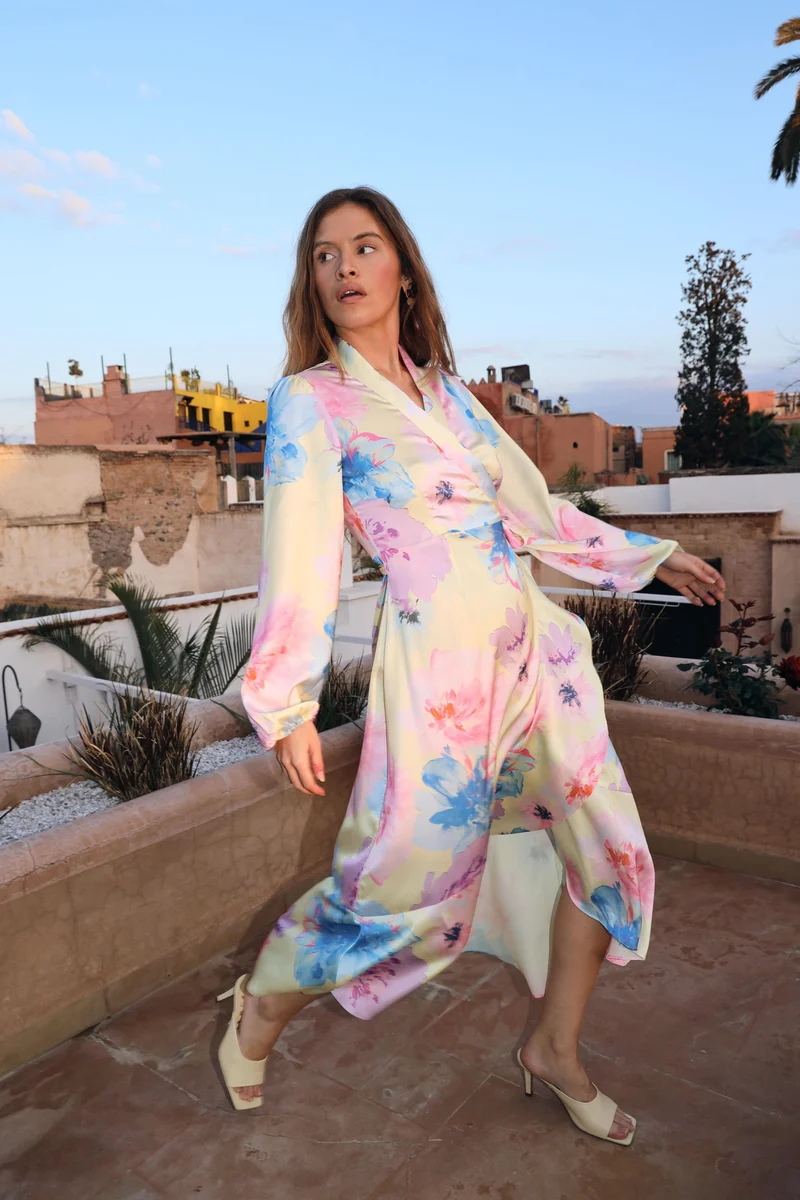 Cras x Molly&My - Lara Dress C489 - Pale Peony Yellow