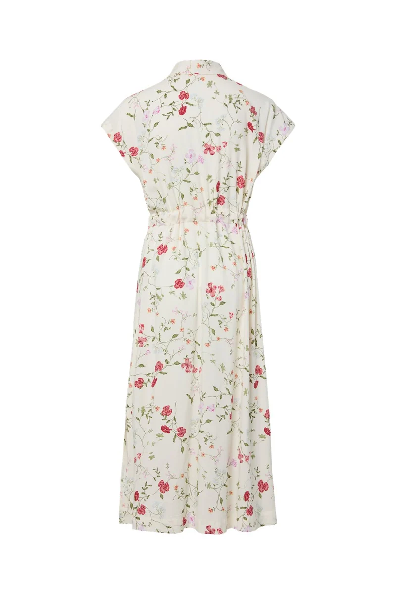 YAS - Yasasina Midi Belt Dress - 4970865 Pristine Botalia