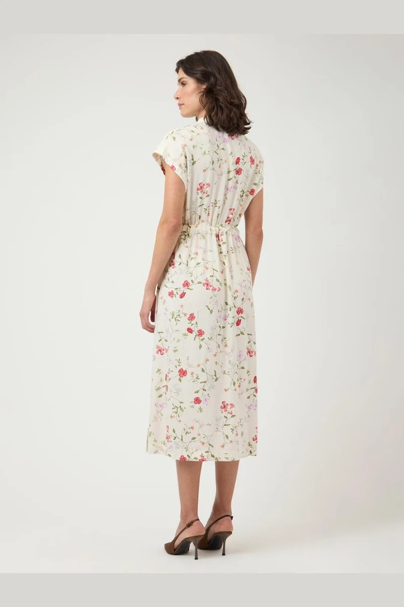 YAS - Yasasina Midi Belt Dress - 4970865 Pristine Botalia