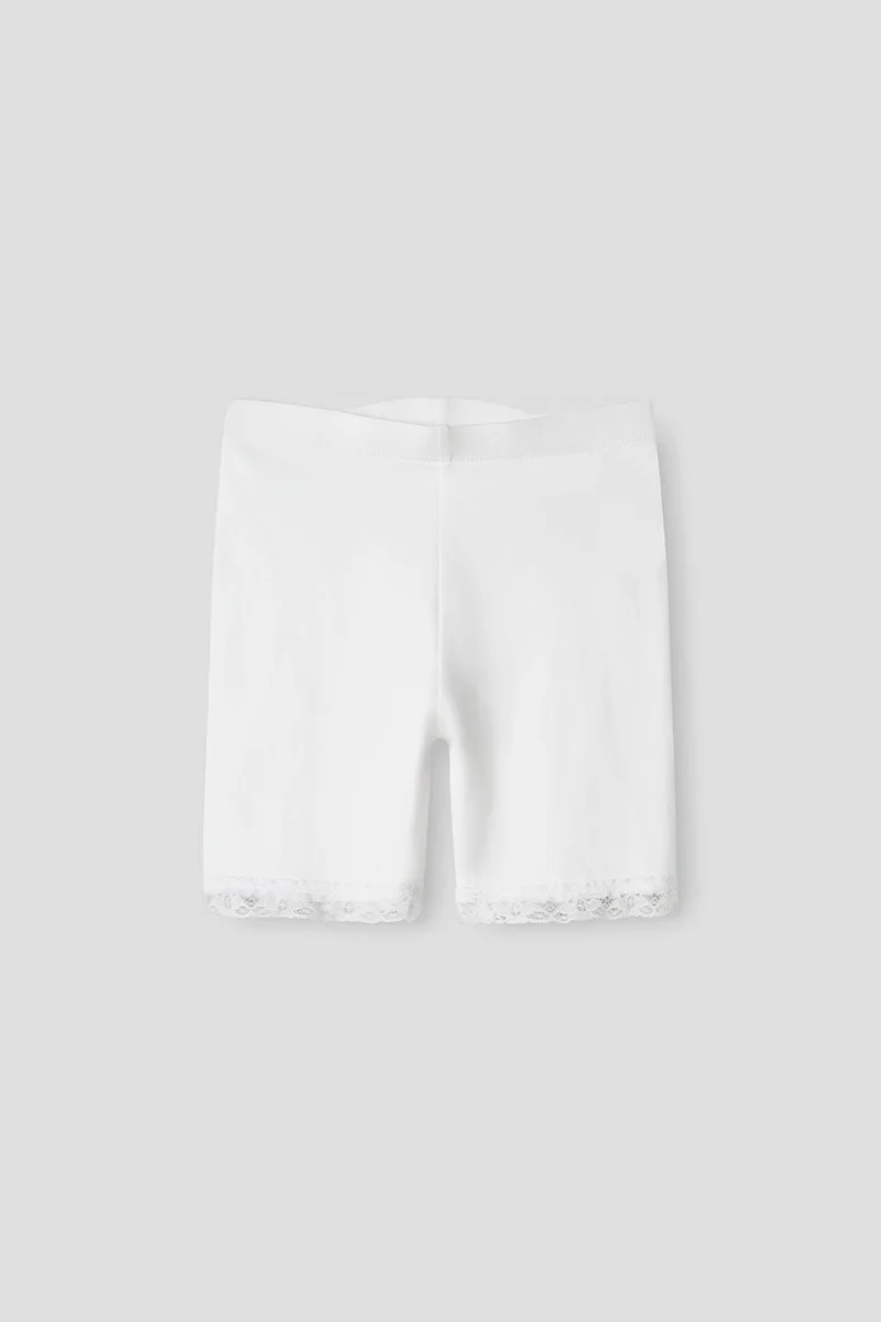 Name It - Nkfvista Short Legging - 4490771 Bright White