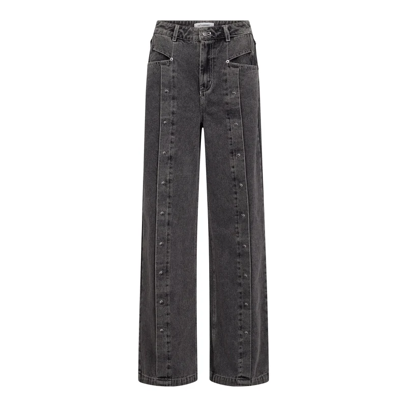 Co´Couture - Kellancc Button Jeans 41071 - 139 - Mid Grey
