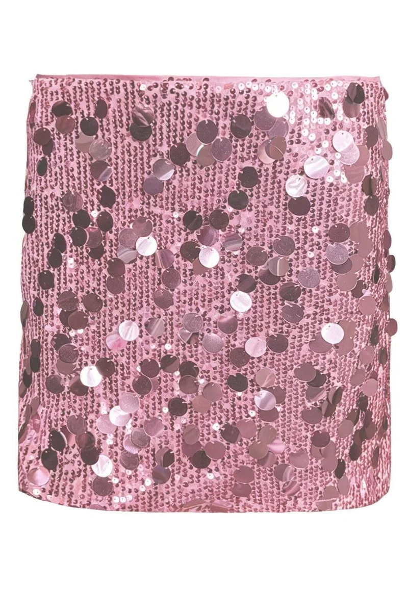 Valentin Studio - Shimmer Skirt CH165970B - Pink