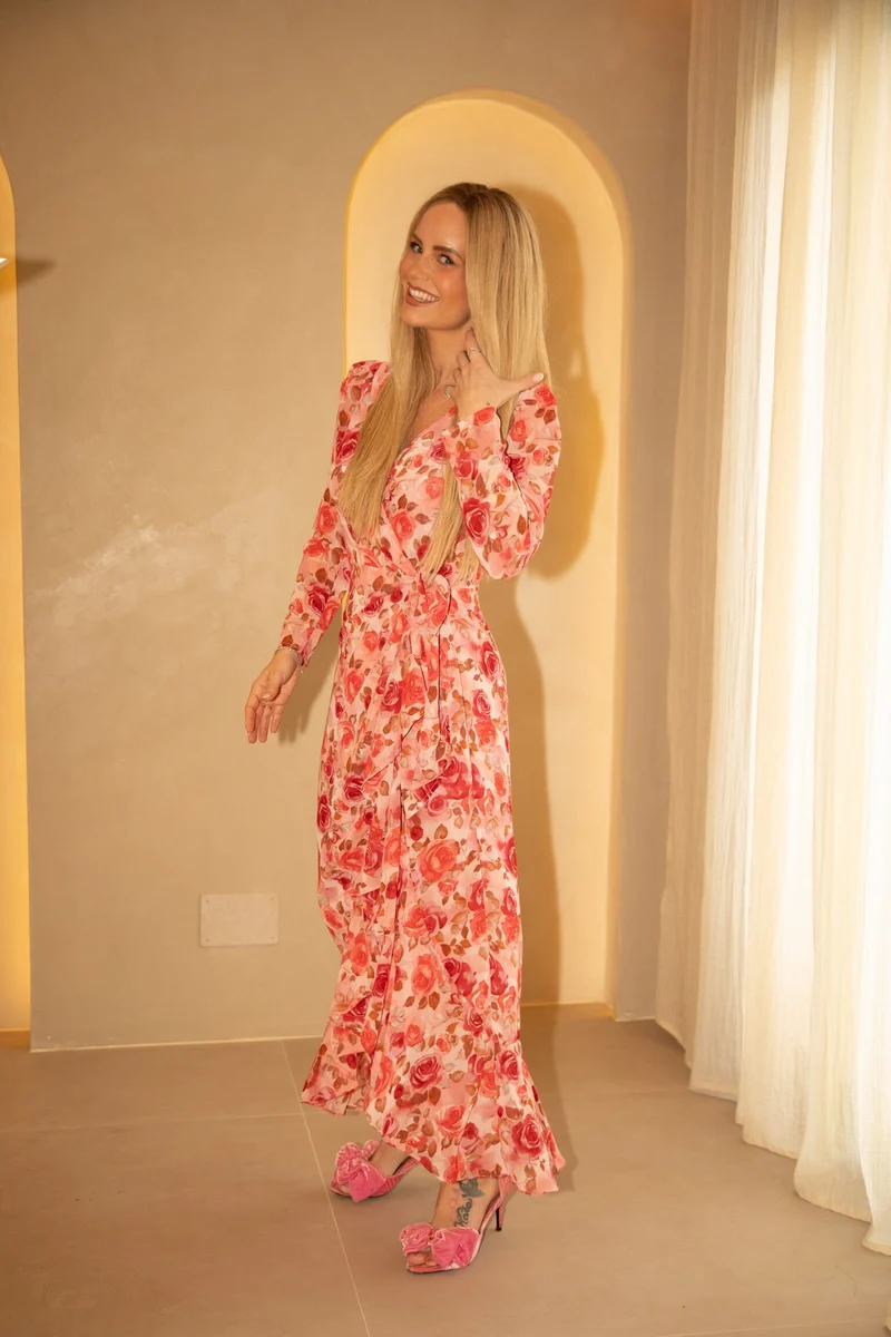 Valentin Studio - Senorita Vintage Dress 169183 - 165 - Rose