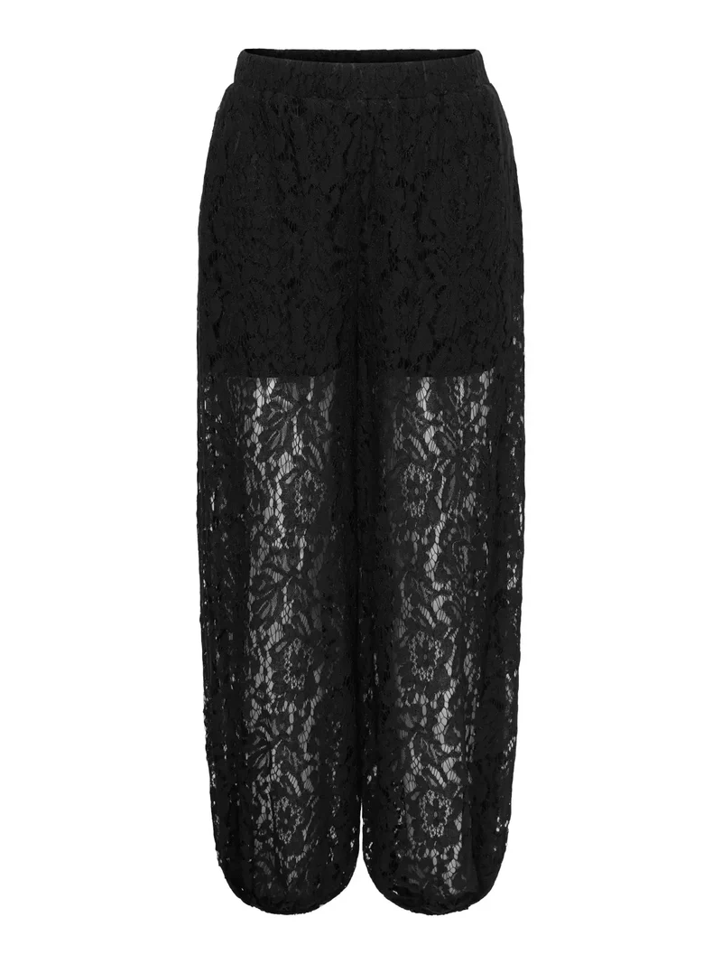 JDY - Jdyjulia Lace Balloon Pant - 5101606 Black