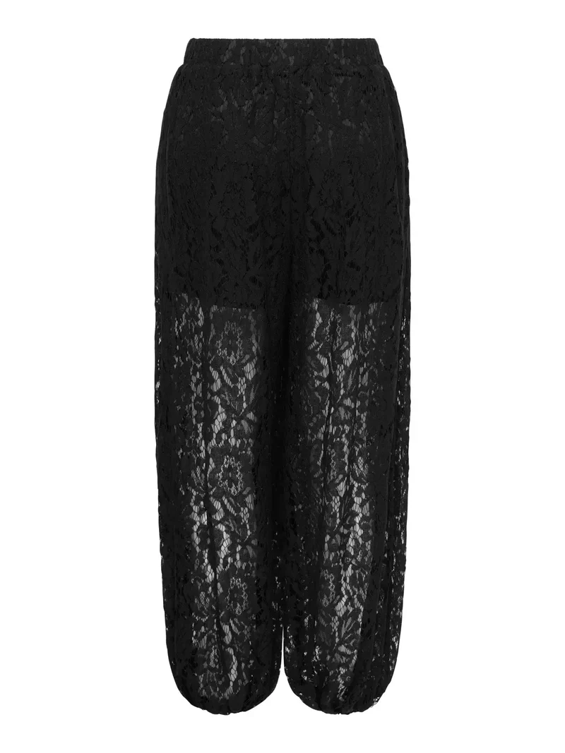 JDY - Jdyjulia Lace Balloon Pant - 5101606 Black