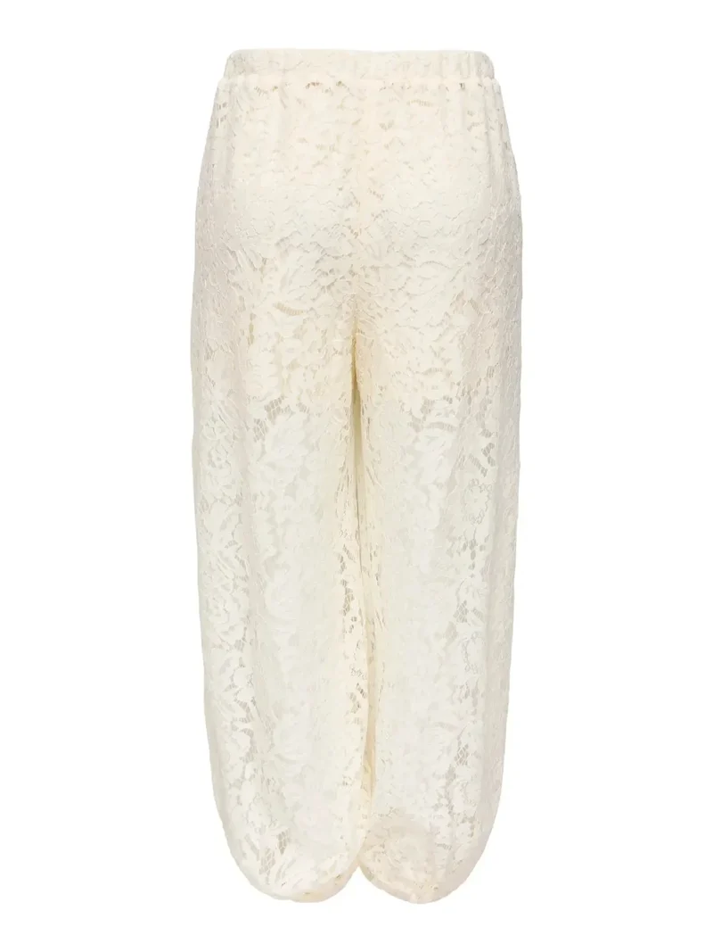 JDY - Jdyjulia Lace Balloon Pant - 5127283 Egret
