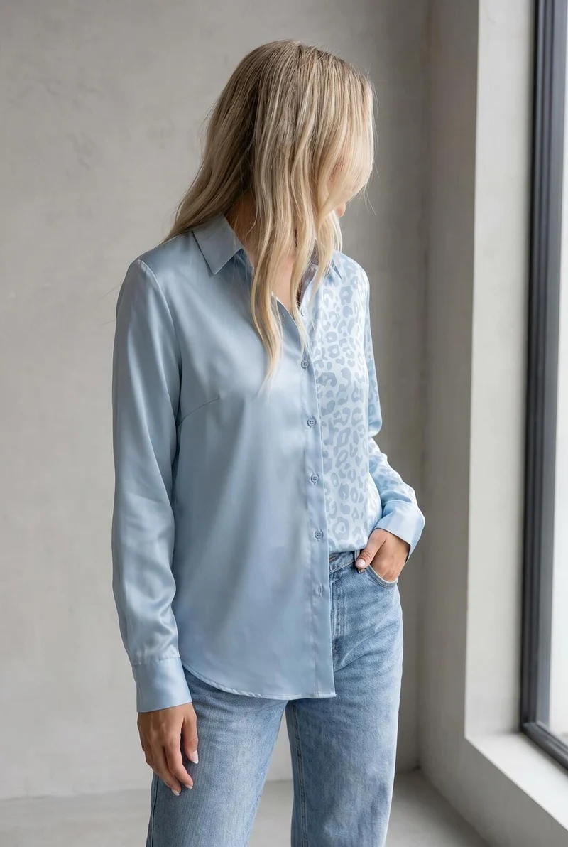 A-bee - Liva Shirt - Sky Blue