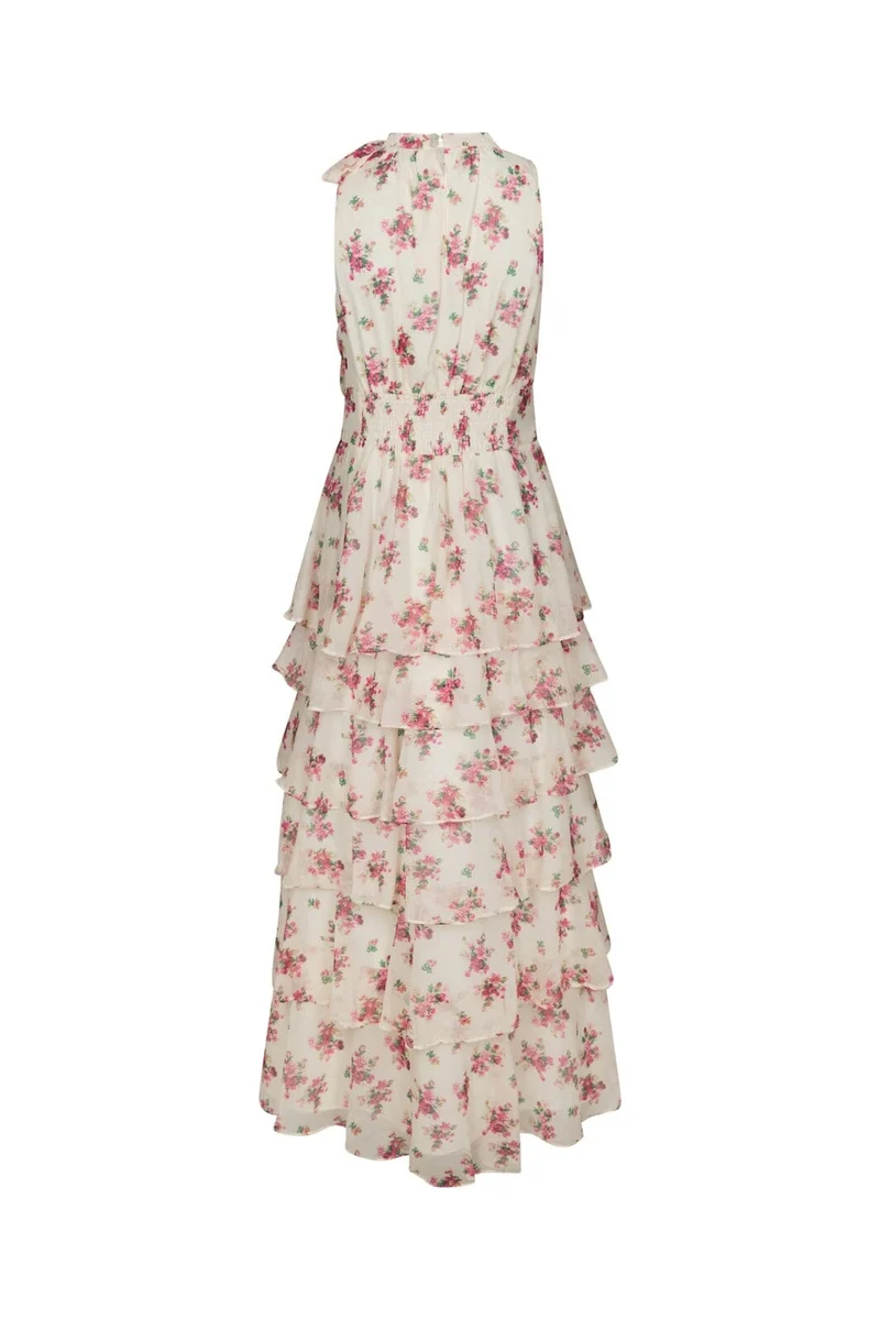Neo Noir - Marli Amazing Chiffon Dress 167706 - 165 - Rose