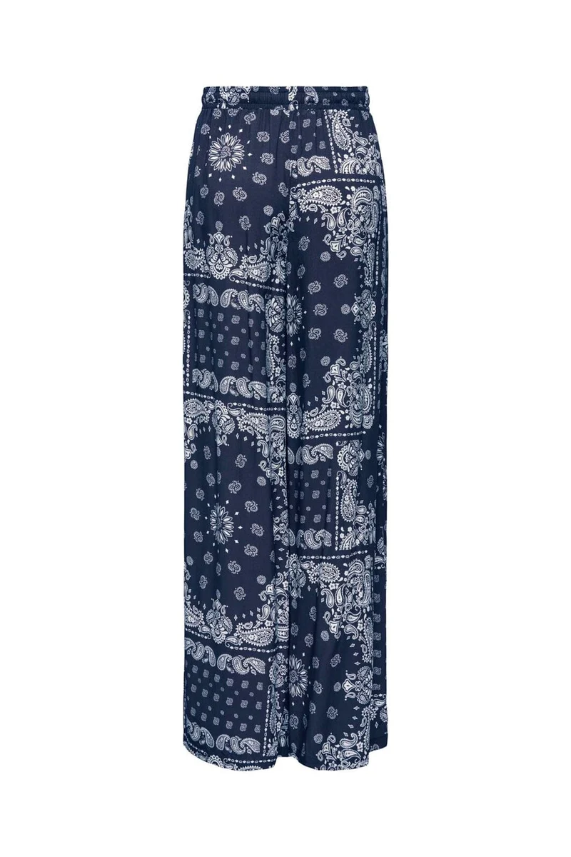 Only - Onlkavi Ambelpull Up Wide Pants - 5083212 Naval Academy Naval Bandana