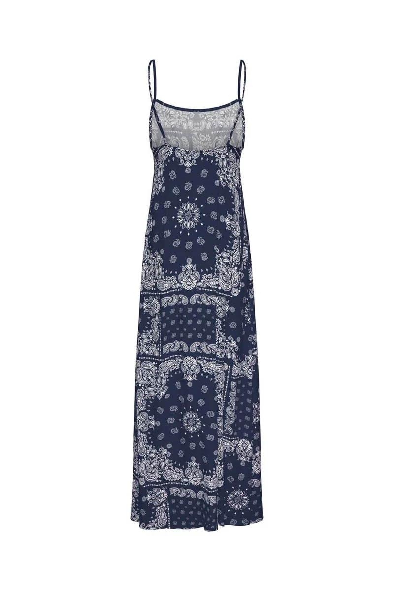 Only - Onlambel Strap Long Band Dress - 5065452 Naval Academy Navy Bandana