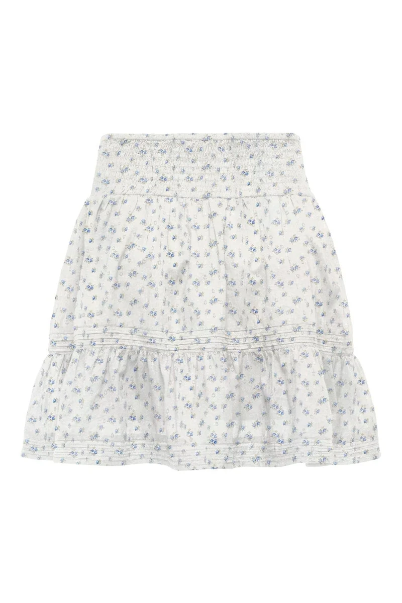 Only - Onlkatti Short Skort - 5050129 Cloud Dancer Clara Flower