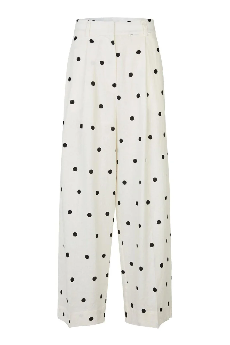 Second Female - Salliy Trousers 60845 - 1016 White Alyssum