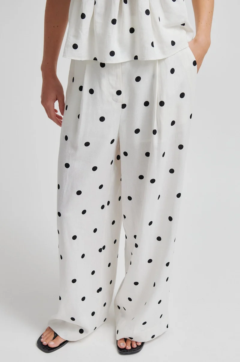 Second Female - Salliy Trousers 60845 - 1016 White Alyssum
