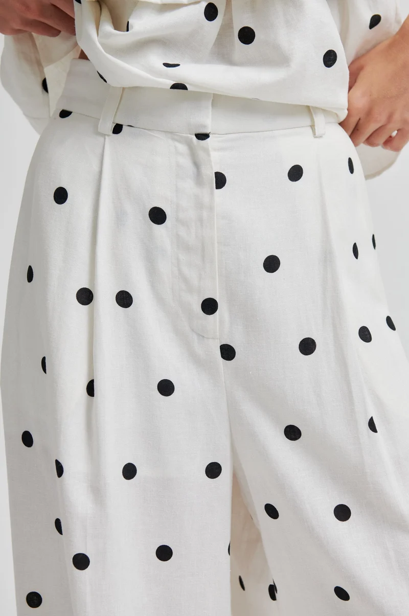 Second Female - Salliy Trousers 60845 - 1016 White Alyssum