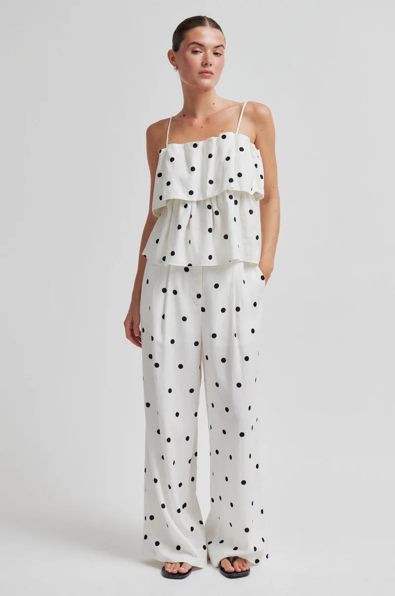 Second Female - Salliy Trousers 60845 - 1016 White Alyssum