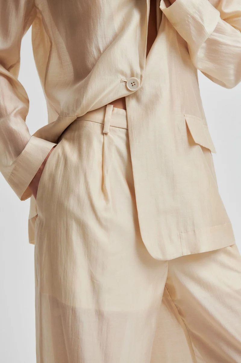 Second Female - Lusana Trousers 60692 - 0512 Soft Beige