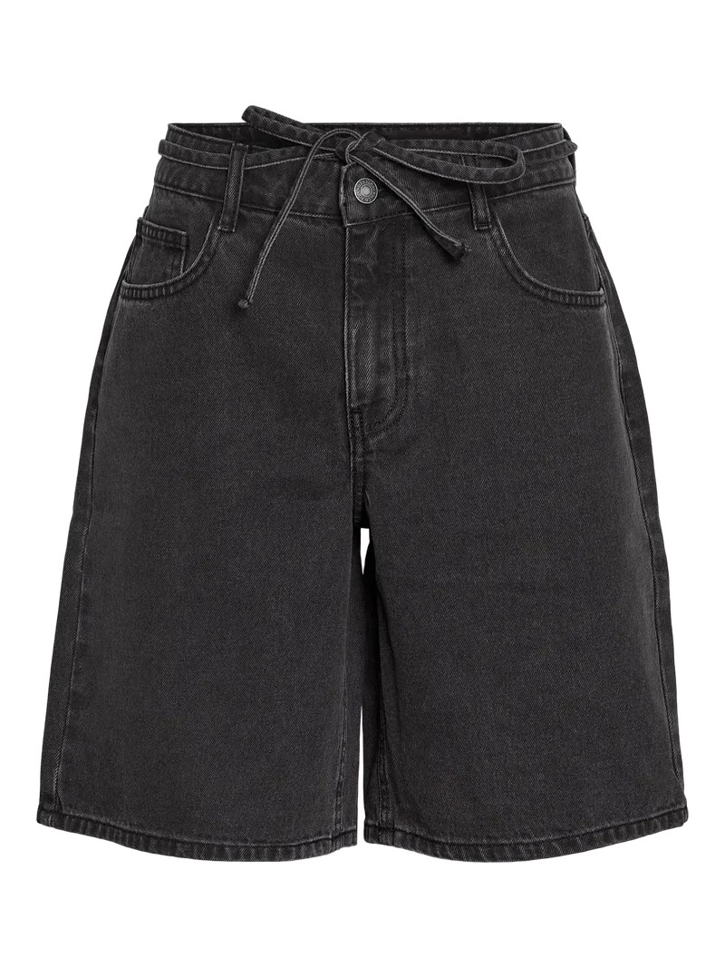 Noisy May - Nmmaisy Loose Shorts Az457Bl - 5070668 Black Denim