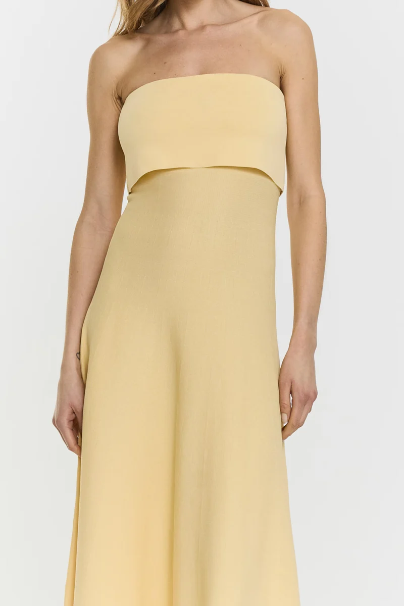 Twist & Tango - Ttclementina Midi Dress - Butter Yellow