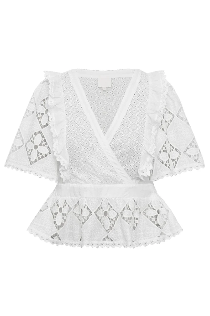 Gossia - Lanago Blouse G3016 - White