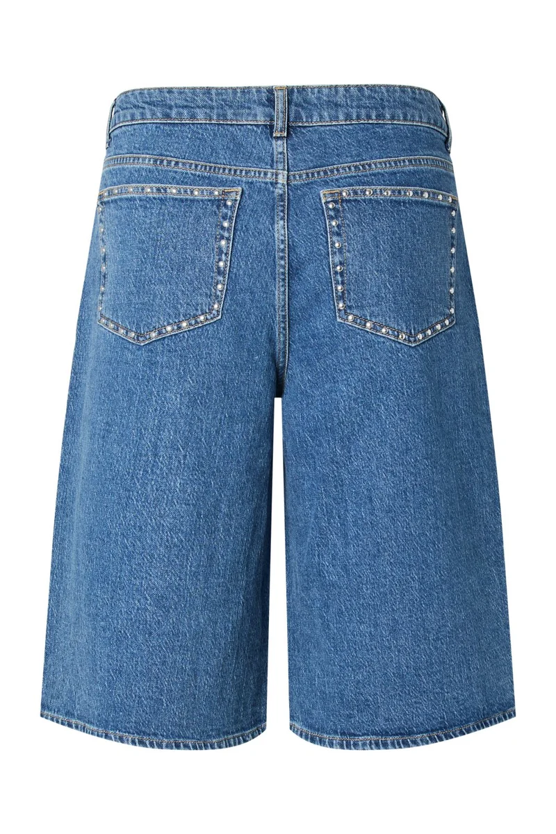 Pieces - Pckarla Denim Jorts Pp - 5040048 Medium Blue Denim