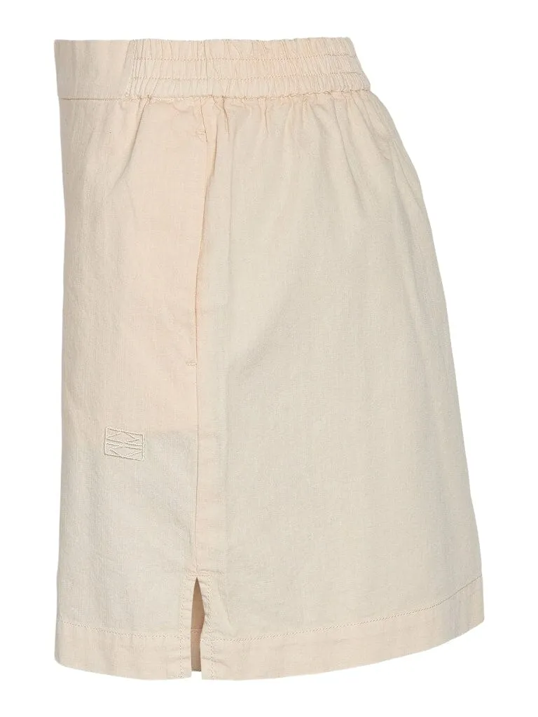 Noisy May - Nmoregon Denim Skirt Color - 5073554 Ecru