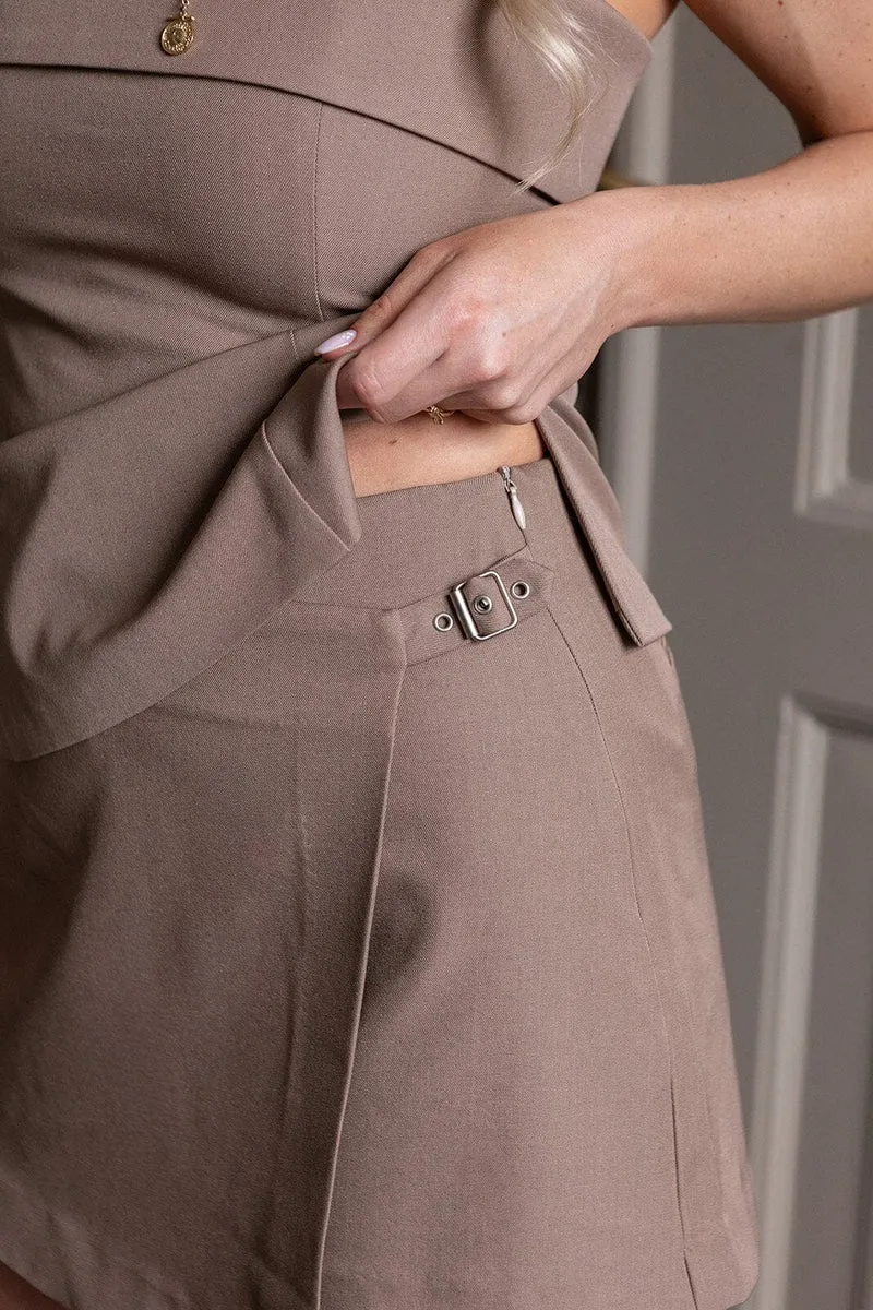 Molly&My x Melanie Due - Steffi N Structure Skorts 167368 - 214 - Taupe