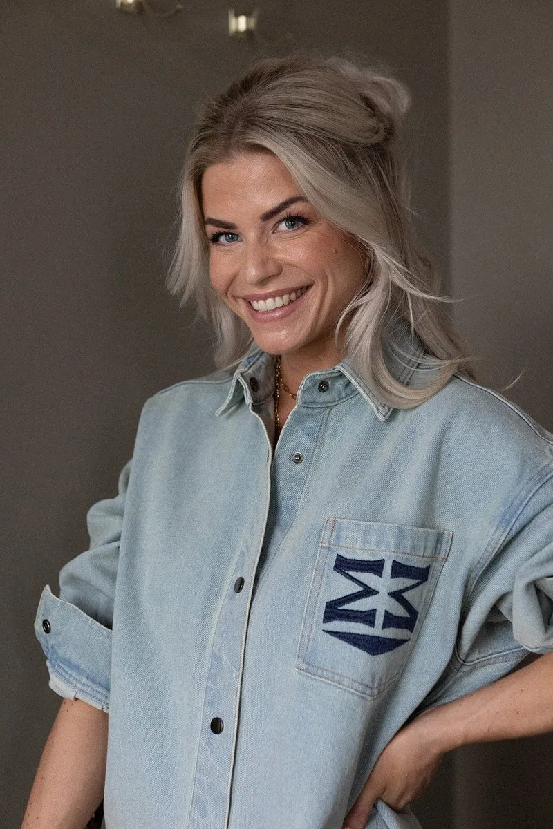 Molly&My x Melanie Due - Melanie D Denim Jacket 167365 - 948 - Faded Denim