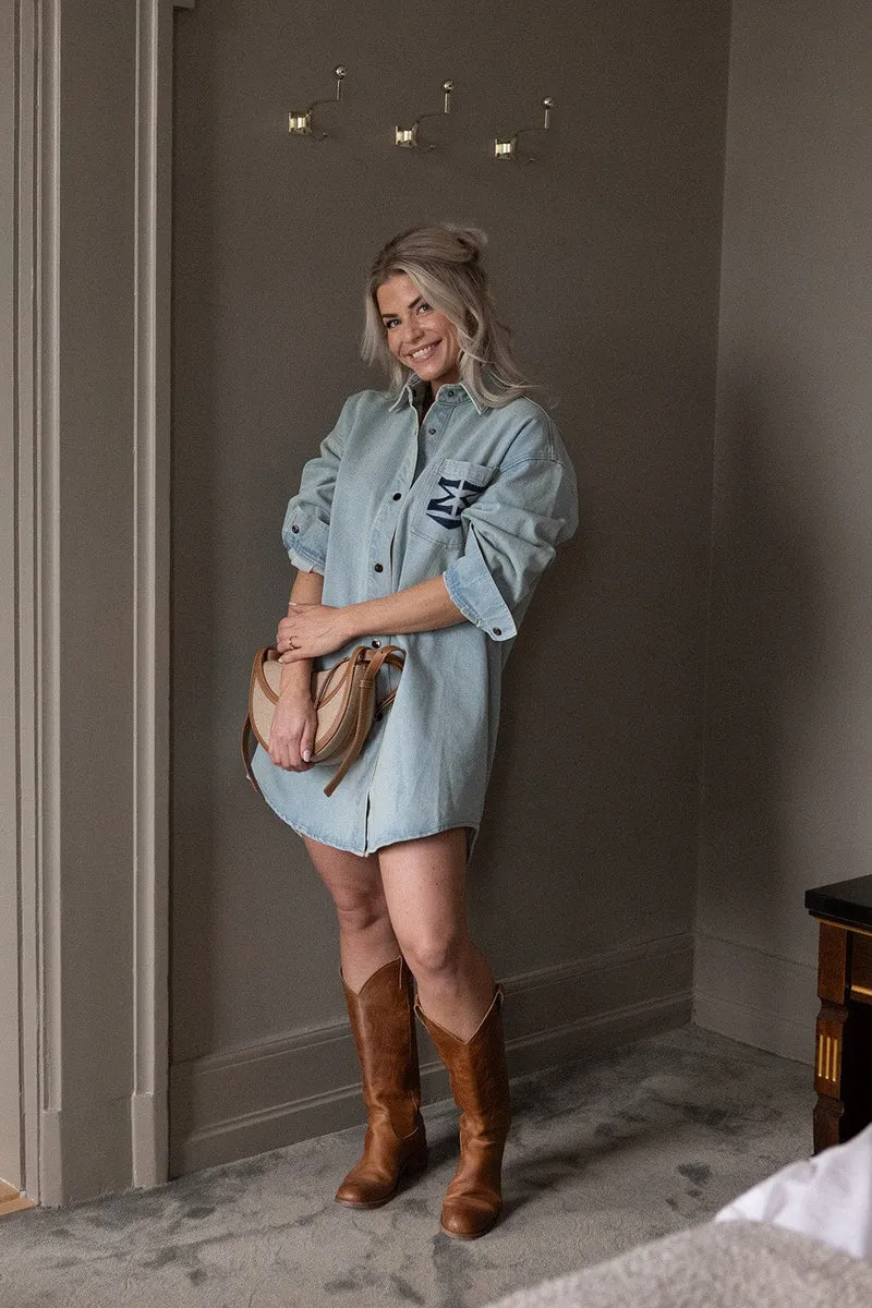 Molly&My x Melanie Due - Melanie D Denim Jacket 167365 - 948 - Faded Denim