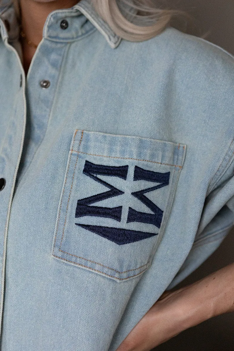 Molly&My x Melanie Due - Melanie D Denim Jacket 167365 - 948 - Faded Denim
