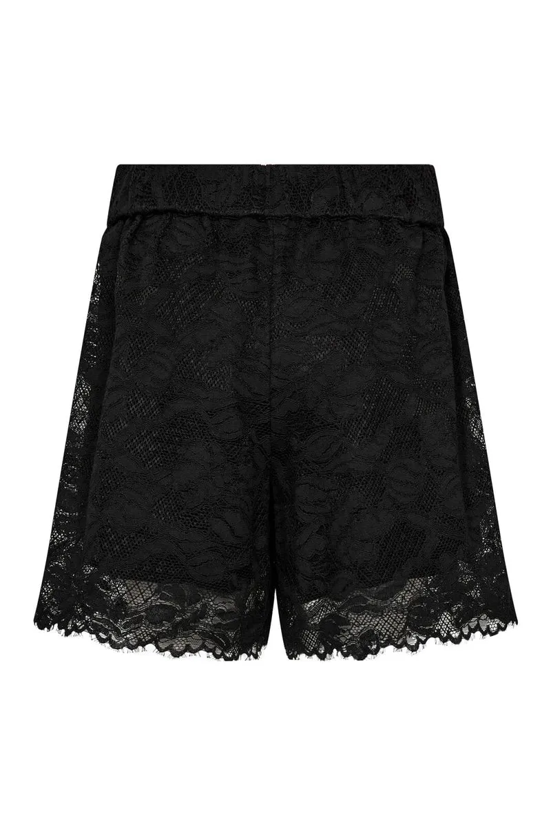 Co´Couture - Lannycc Lace Shorts 41159 - 96 - Black