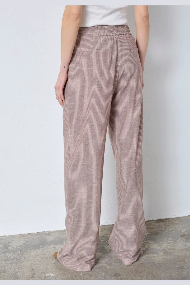 Co´Couture - Jihocc Stripe Pant 41180 - 46 - Brown