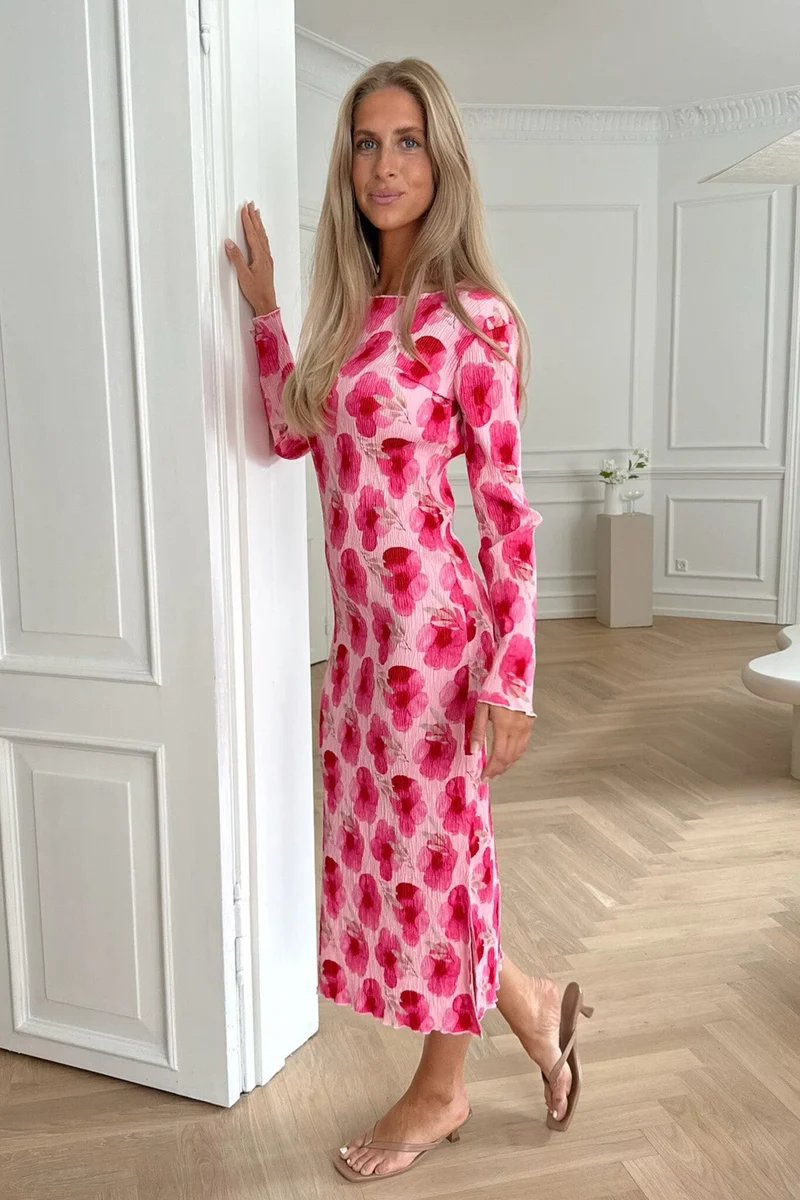 BYIC - Odaic Dress A1015 - Pink Rose Blush