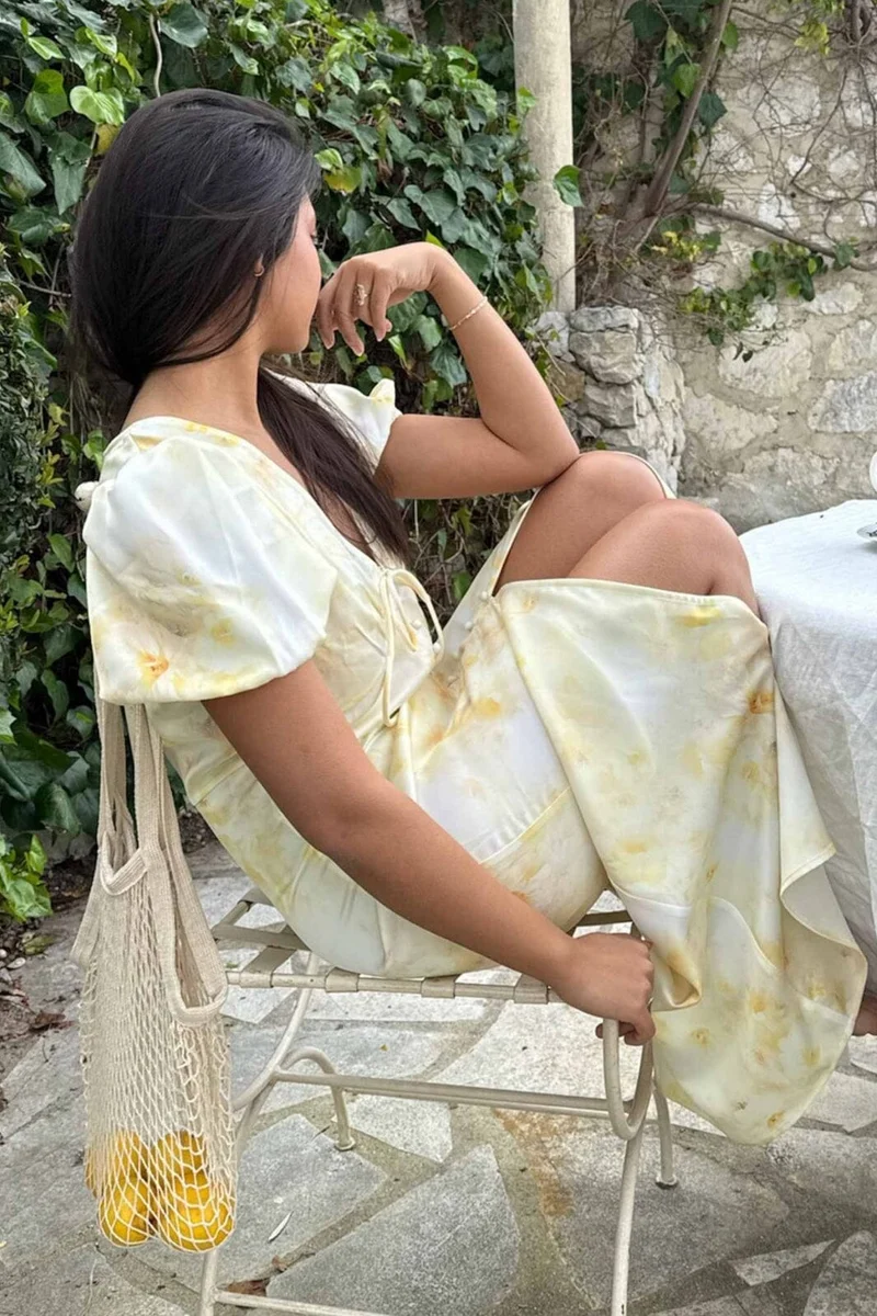 BYIC - Agnetaic Long Dress A23903 - Sunlight Blossom